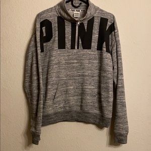 Victoria Secret PINK quarter zip sweatshirt.